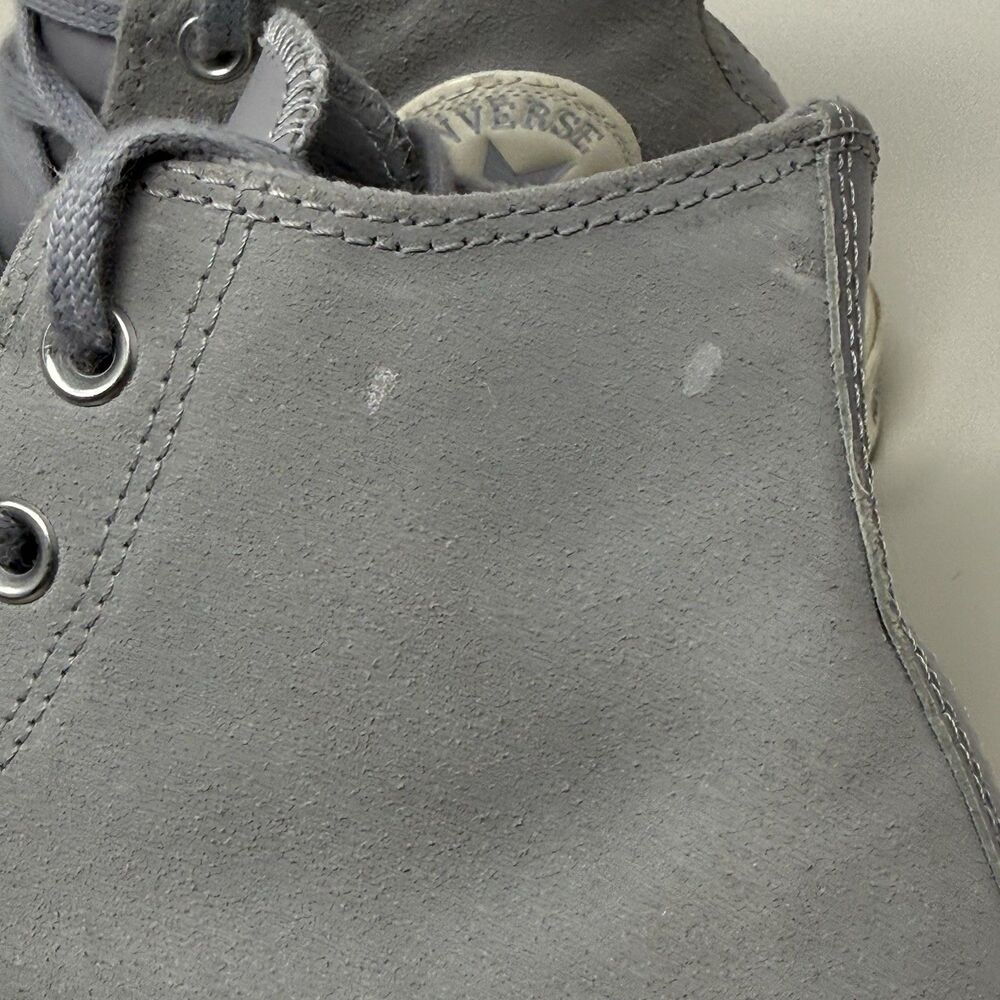 Converse All Star Chuck Lift Platform High Shoes Womens 9 Blue Gray Suede Retro - Picture 7 of 16